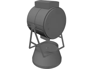 Ship Spotlight 3D Model preview