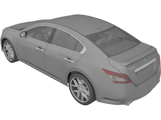 Nissan Maxima (2011) 3D Model preview