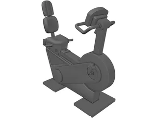 Exercise Cycle 3D Model preview