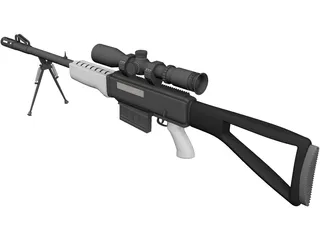 Rifle 3D Model preview