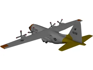 Lockheed C-130 Hercules 3D Model preview