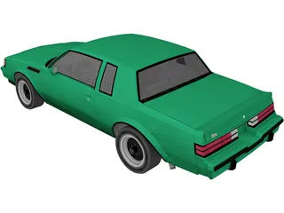 Buick Regal GNX (1987) 3D Model preview
