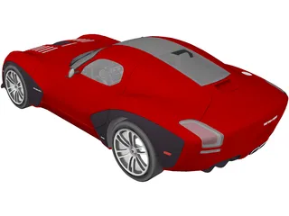 Devon GTX Prototype 3D Model preview