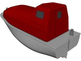 Life Boat 3D Model preview