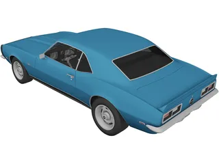 Chevrolet Camaro SS (1967) 3D Model preview