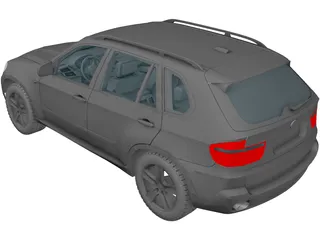 BMW X5 xDrive48i (2010) 3D Model preview
