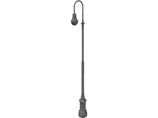 Street Lamp 3D Model preview