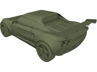 Lotus Elise 111S (1999) 3D Model preview