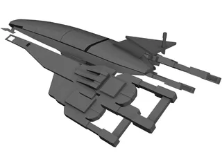 Mass Effect Normandy SSV SR1 3D Model preview