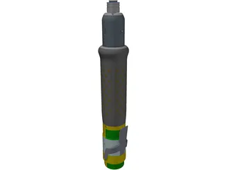 Atlas Copco Screwdriver 3D Model preview