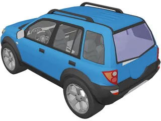 Toyota Rush 3D Model preview