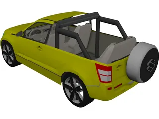 Suzuki Grand Vitara Convertible 3D Model preview
