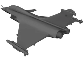 Dassault Rafale 3D Model preview