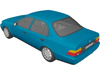 Toyota Corolla 1.6 XE.I. 3D Model preview