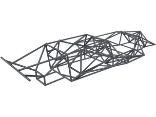 Porsche 917 Frame 3D Model preview
