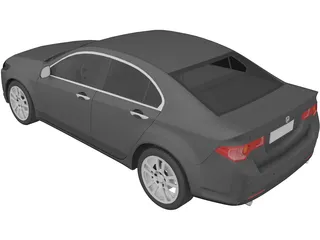 Honda Accord Sedan (2009) 3D Model preview