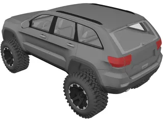 Jeep Grand Cherokee Off-Road Edition (2012) 3D Model preview