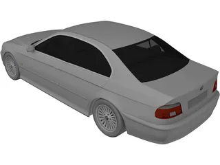BMW 5-Series E39 3D Model preview
