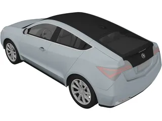 Acura ZDX (2010) 3D Model preview