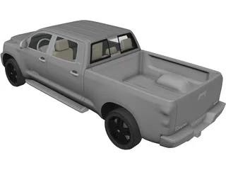 Toyota Tundra Pick Up (2008) 3D Model preview