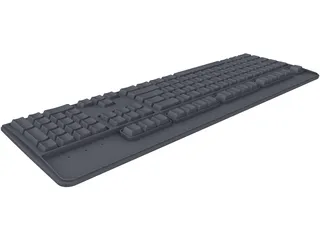 HP Keyboard 3D Model preview