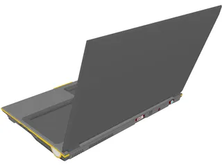 Toshiba Laptop 3D Model preview