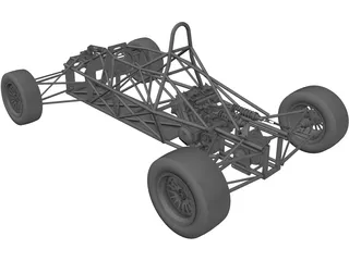 Chassis F600 3D Model preview
