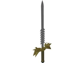 Sword Of Power 3D Model preview