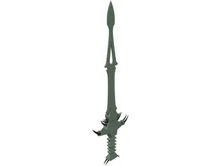 Sword Of The Green Land 3D Model preview