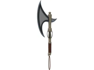 Short Axe Of Desolation 3D Model preview