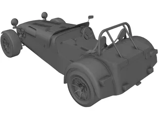 Caterham R500 3D Model preview