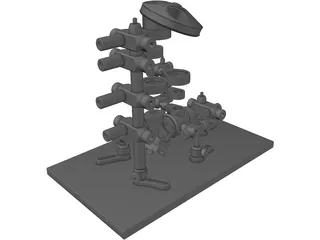 Miniature Confocal System 3D Model preview