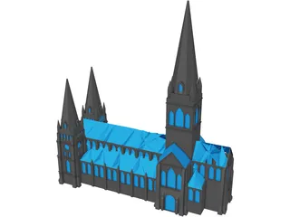 St. Pauls Cathedral 3D Model preview