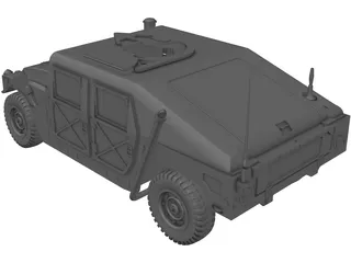 Hummer HMMWV 3D Model preview