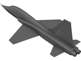 Northrop T-38 Talon 3D Model preview