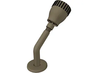Showerhead 3D Model preview