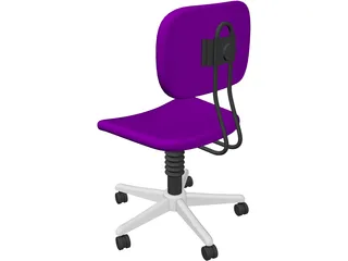 Chair Task 3D Model preview