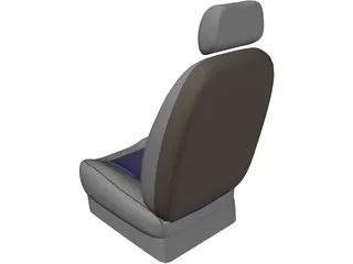 Car Seat 3D Model preview