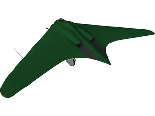 Horten Ho 229 A-1 3D Model preview
