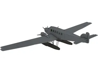 Junkers Ju G 24 3D Model preview