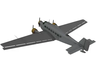 Junkers Ju 52 G5 3D Model preview