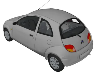 Ford Ka 3D Model preview
