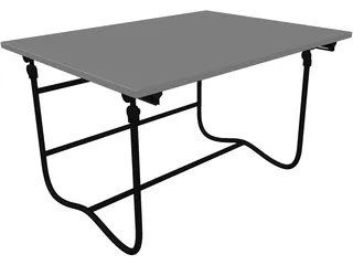 Table Drafting 3D Model preview