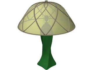 Lamp Table 3D Model preview