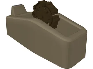 Tape Dispenser 3D Model preview
