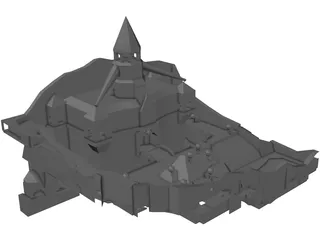 Marres Castle 3D Model preview