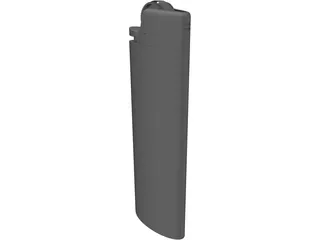 Bic Cigarette Lighter 3D Model preview