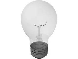 Light Bulb 3D Model preview