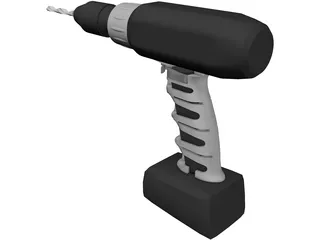 Drill Cordless 3D Model preview