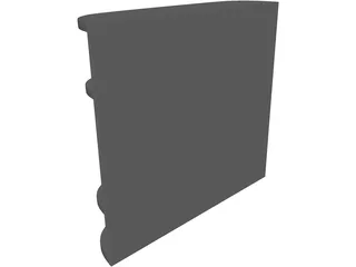 Bathroom Cabinet 3D Model preview